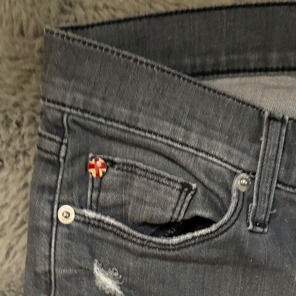 Hudson Jeans Women's Gray Skinny Jeans - Picture 6 of 11